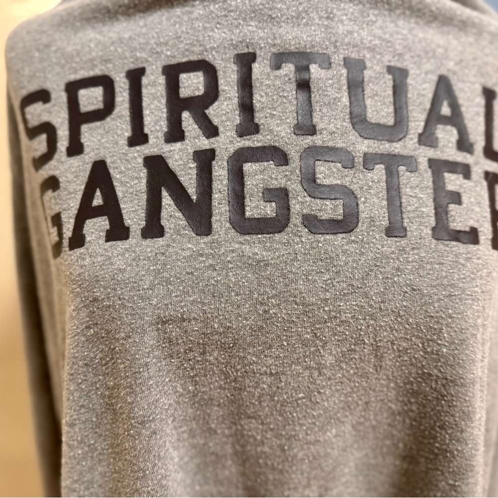 Spiritual Gangster Gray Crewneck Sweater - Picture 2 of 5